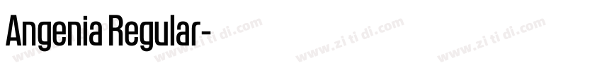 Angenia Regular字体转换 Angenia Regular字体转换